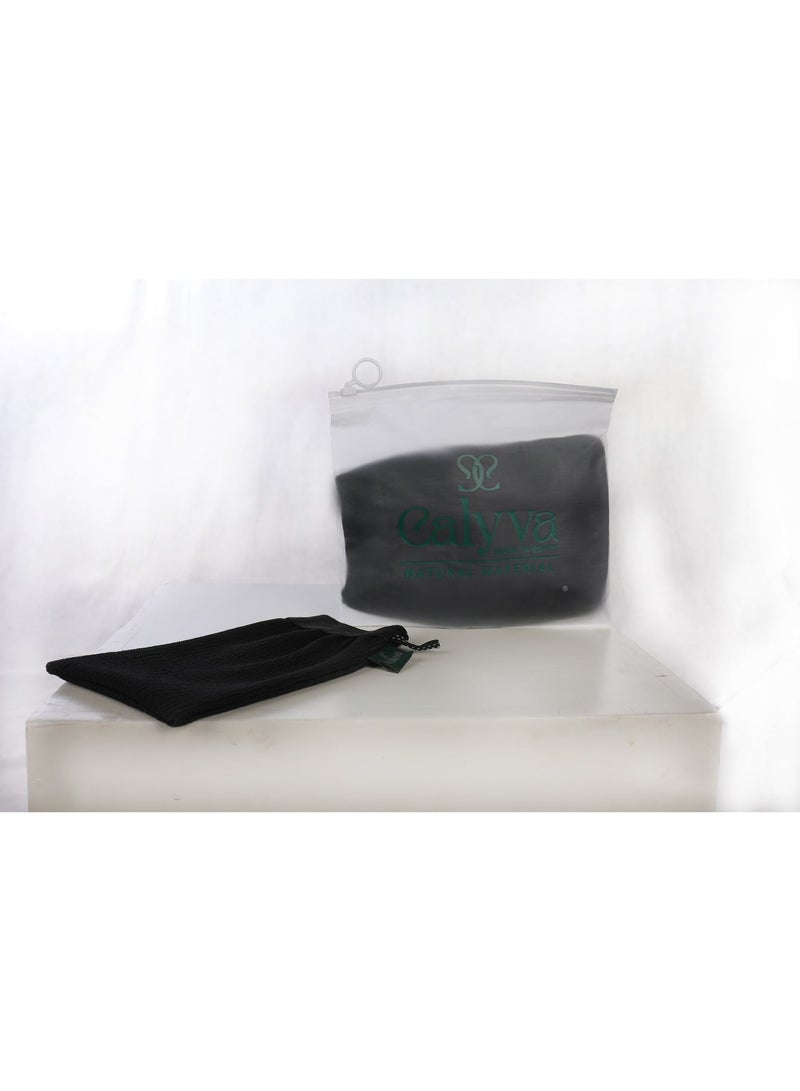 Calyva Moroccan Loofah Kessa Glove – Deep Exfoliating Body Scrub Mitt – Reusable Hammam-Style Skin Polisher - Image 3